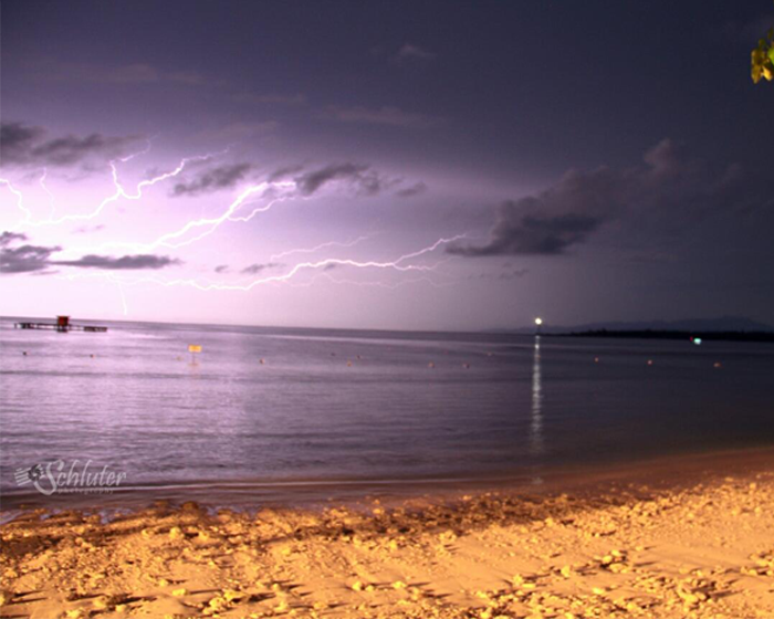 thunder at the beach